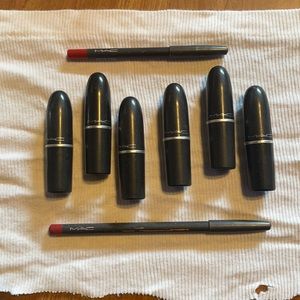 MAC cosmetic bundle gently used lipstick collection